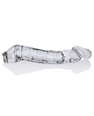 Oxballs OX-3046-CLR Muscle Ripped Cocksheath, Clear TPR
