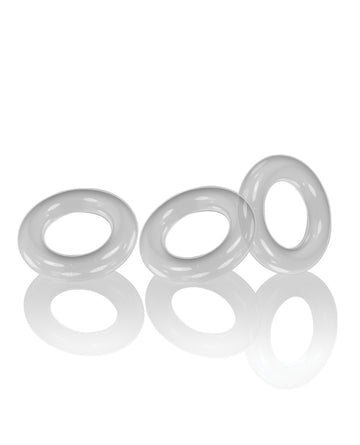 Oxballs OX-3047-CLR Willy Rings Cockrings, Clear, Pack of 3