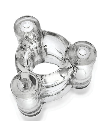 Oxballs and Hunky Junk OX-3057-CLR Heavy Squeeze Ballstretcher, Clear