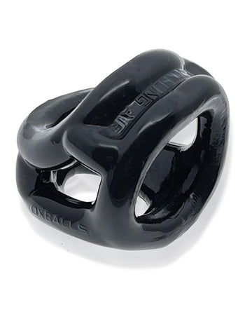 Oxballs OX-3062-BLK Cocksling Air, Black TPR Stretchy Ring