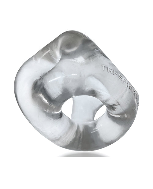 Oxballs OX-3078-CLR Tri Sport XL 3 Ring Sling, Clear TPR