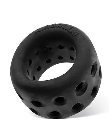 Oxballs Airballs Air-Lite Ballstretcher, Soft plus+SILICONE™, Black Ice