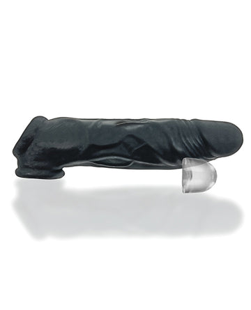 Oxballs OX-3090-BLKICE Dicker Adjust-Fit Extender, Black Silicone