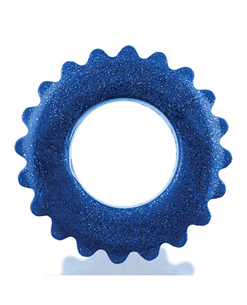 Oxballs OX-3207-BLF Plushy Single Ring, Blue Fire TPR