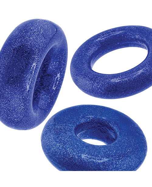 Oxballs OX-3210-BLF Cockpack Multi Design Cockrings, 3 Pack TPR