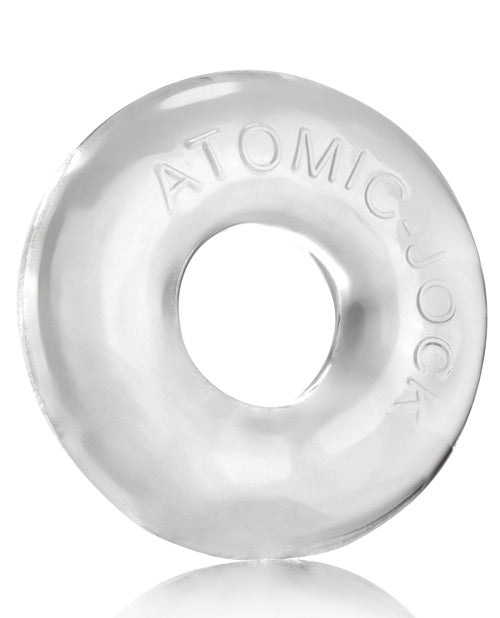 Oxballs AJ-1025-2-CLR DO-NUT 2 Cock Ring, Clear TPR