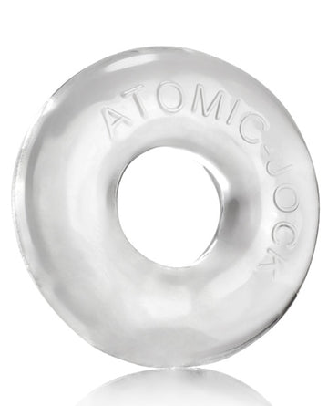 Oxballs AJ-1025-2-CLR DO-NUT 2 Cock Ring, Clear TPR