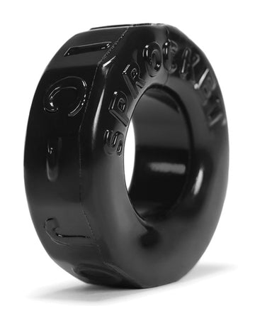 Oxballs AJ-1043-BLK Atomic Jock Sprocket Cockring, Black TPR
