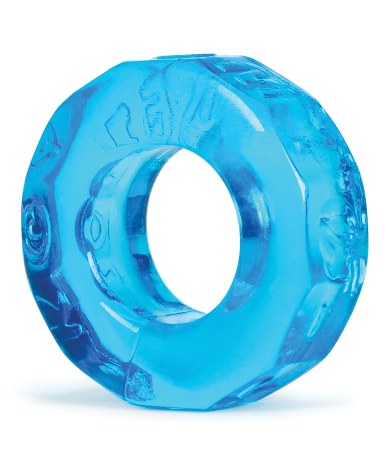 Oxballs AJ-1043-ICE Atomic Jock Sprocket Cockring, Ice Blue, flexTPR