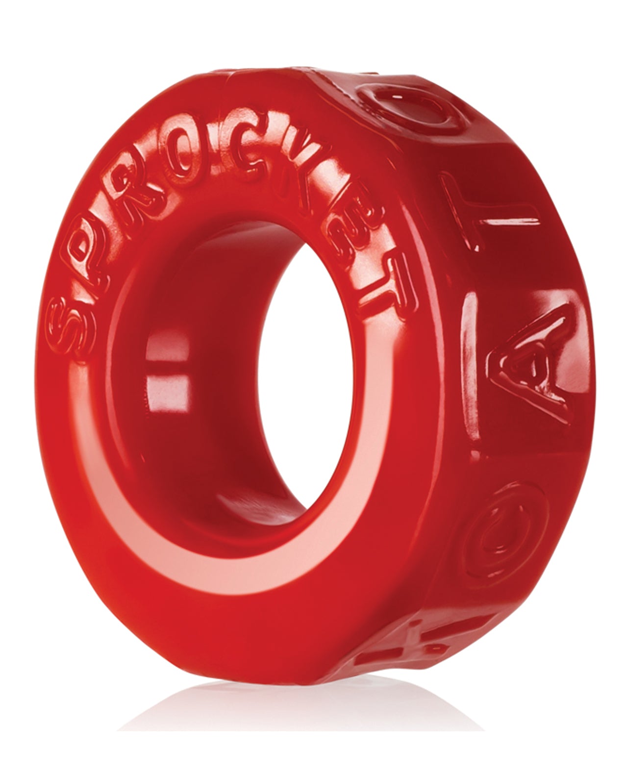 Oxballs Atomic Jock Sprocket Cockring, Red FLEX-TPR
