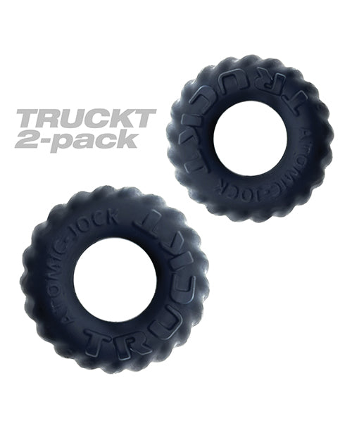 Oxballs & Hunky Junk AJ-1049-NGT TruckT Ring, 2-Pack, Black