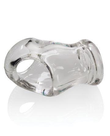 Oxballs AJ-1071-CLR Atomic Jock Unit X Stretch Cocksling, Clear TPR