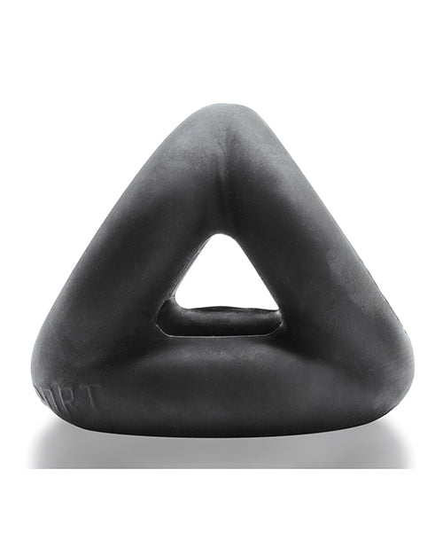 Oxballs AJ-1076-NGT Tri-Sport 3-Ring Cock & Ball Sling, Black Silicone