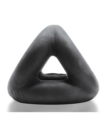 Oxballs AJ-1076-NGT Tri-Sport 3-Ring Cock & Ball Sling, Black Silicone