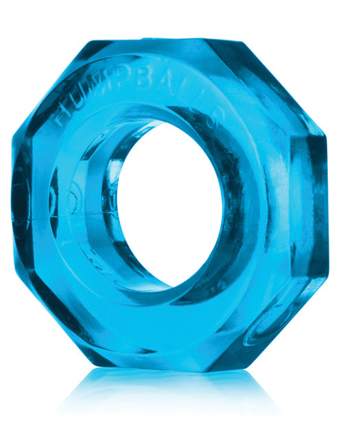 Oxballs Humpballs Cockring & Ball Stretcher, Ice Blue