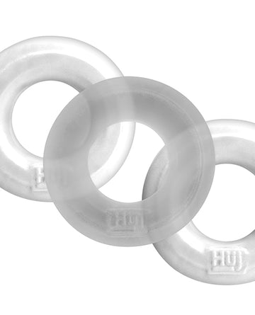 Hunky Junk HUJ-102-WHT/ICE C-Ring Multi Pack, White Ice, 3 Pack