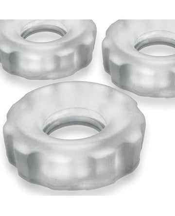Oxballs HUJ-131-CLRICE Fractal Ballstretcher, Clear Ice