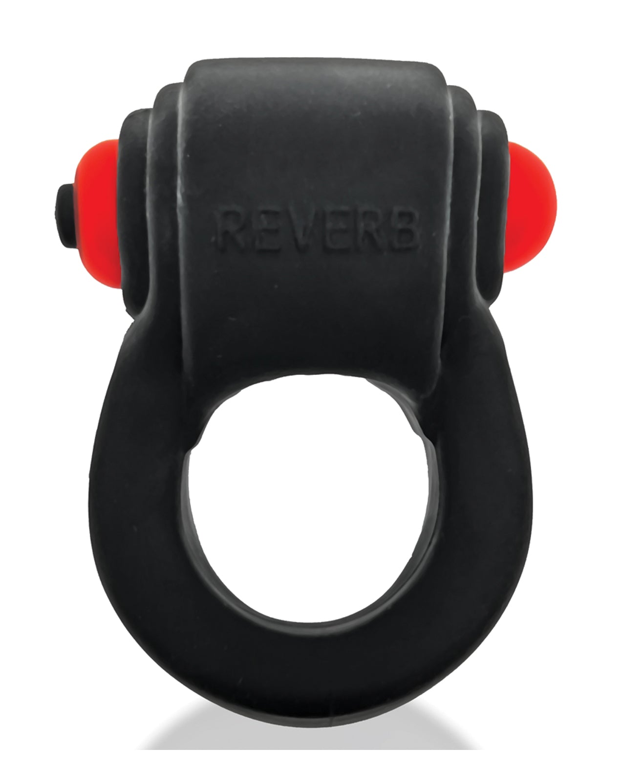 Hunky Junk HUJ-134-TARICE Revring Cock Ring, Silicone/TPR, Black/Red Vibe