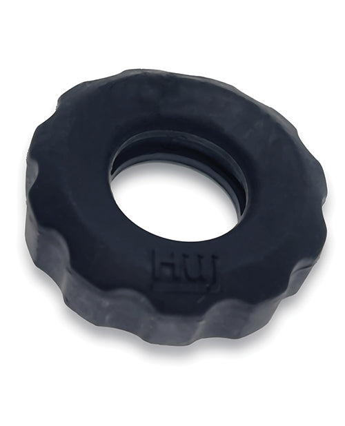 Hunky Junk HUJ-137-TARICE Super Huj 3 Pack Cockrings, Black, Phthalate-Free
