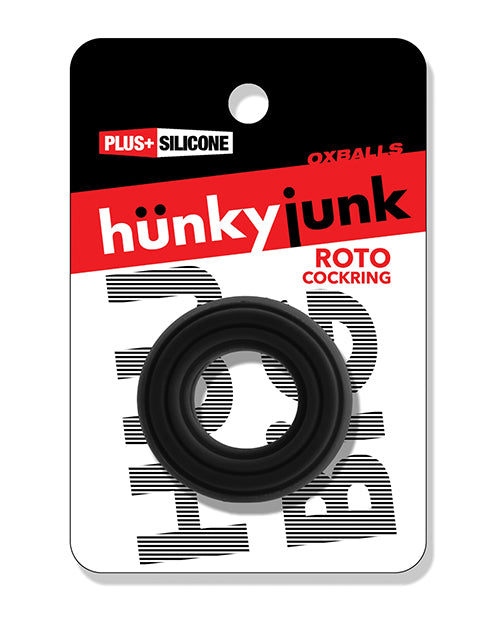 Hunky Junk Roto Cockring, Black
