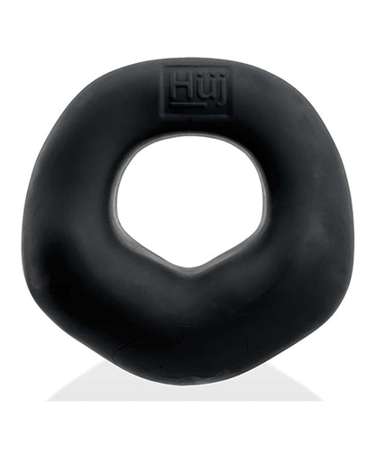 Hunky Junk Fit Bulge Hung-Style Cock Ring, Black Fog