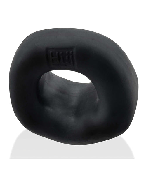 Hunky Junk Fit Bulge Hung-Style Cock Ring, Black Fog