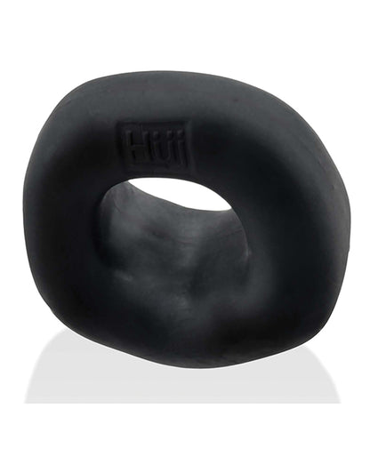 Hunky Junk Fit Bulge Hung-Style Cock Ring, Black Fog