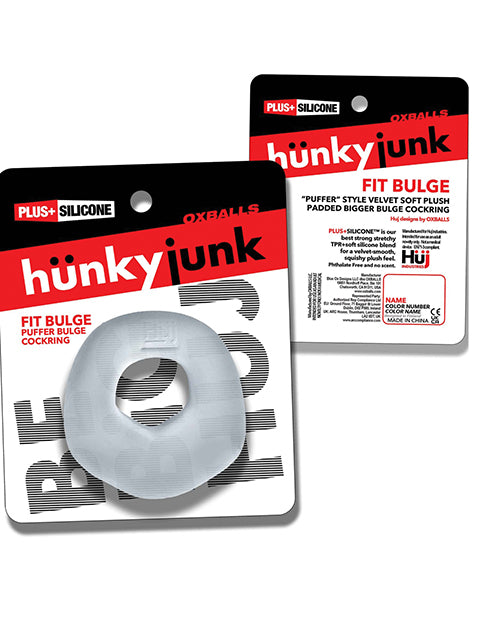 Hunky Junk Fit Bulge Cock Ring, Clear