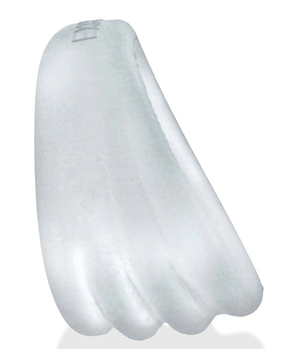 Hunky Junk Expander Slimmer Scoop Cock Ring - Clear