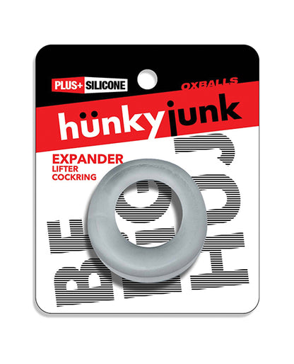 Hunky Junk Expander Slimmer Scoop Cock Ring - Clear