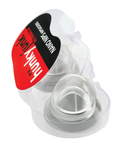 Hunky Junk Nano Nips Silicone Nipple Stimulators - Clear