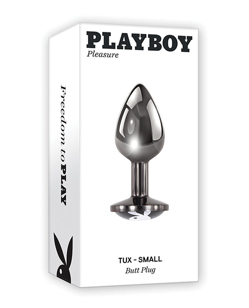 Evolved PB-RS-2475-2 Playboy Pleasure Tux Butt Plug, Small, Aluminum