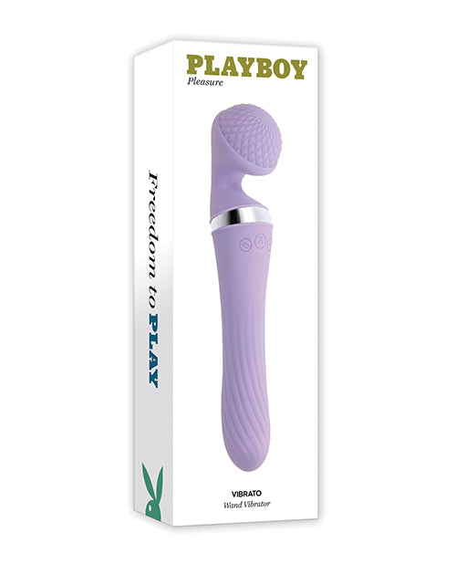 Evolved PB-RS-3656-2 Pleasure Vibrato Wand Vibrator, Silicone, Lilac
