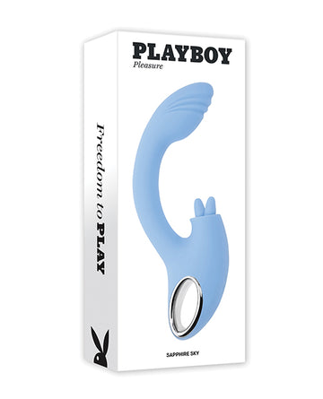 Evolved PB-RS-4509-2 Sapphire Sky Pleasure Vibrator, Blue ABS Plastic, Silicone