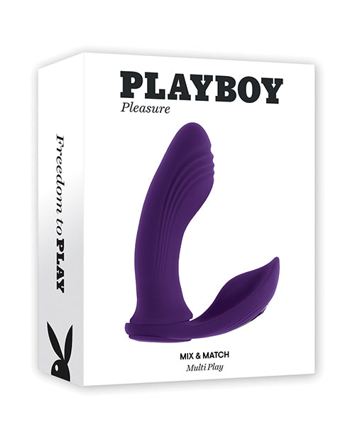Evolved PB-RS-4714 Playboy Pleasure Mix & Match Dual Vibrator, Purple