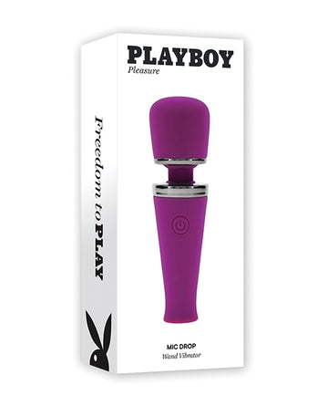 Evolved PB-RS-5063-2 Playboy Pleasure Wand Vibrator, Fuchsia