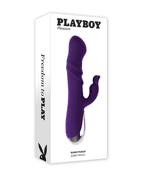 Evolved PB-RS-5650-2 Playboy Pleasure Bunny Punch, Purple, Vibrating