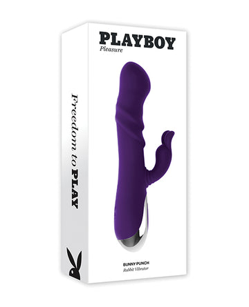 Evolved PB-RS-5650-2 Playboy Pleasure Bunny Punch, Purple, Vibrating