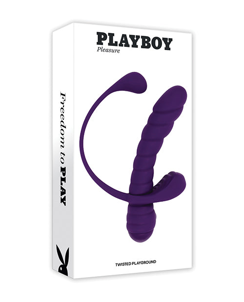 Evolved PB-RS-6657-2 Twisted Playground Vibrating Silicone Massager