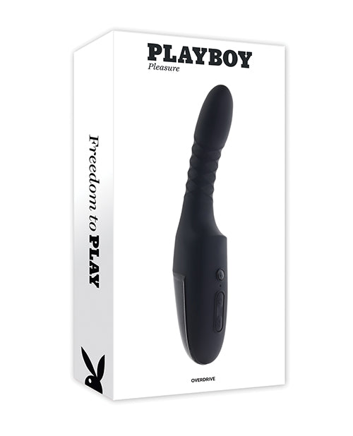 Evolved PB-RS-7302-2 Playboy Pleasure Overdrive, Thrusting Vibrator, Black