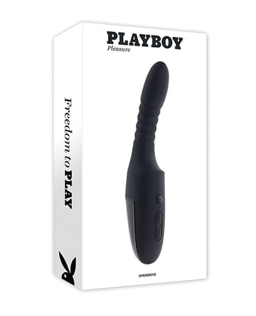 Evolved PB-RS-7302-2 Playboy Pleasure Overdrive, Thrusting Vibrator, Black