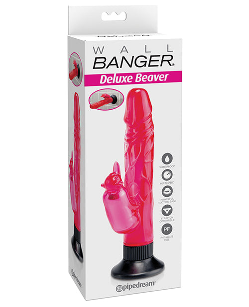 Pipedream Products 165411 Deluxe Beaver Vibe, Pink, Suction Cup