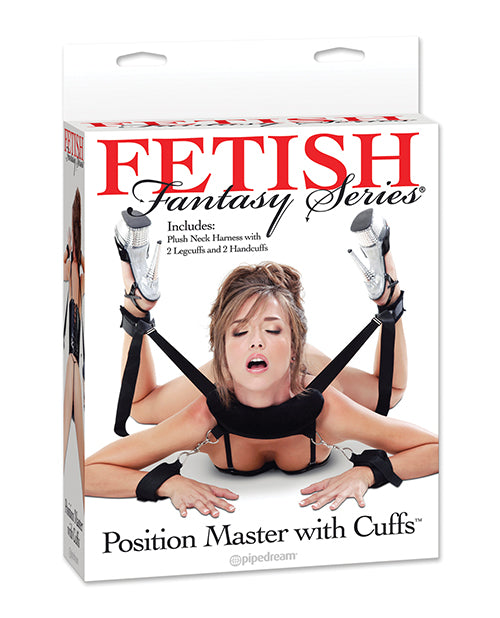 Pipedream Products 215423 Position Master w/Cuffs, Black Faux Fur