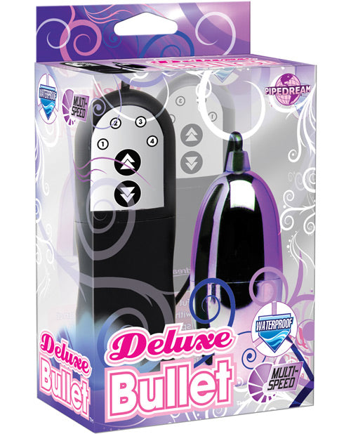 Pipedream Products Deluxe Bullet Vibrator, Multi-Speed & Waterproof, Purple