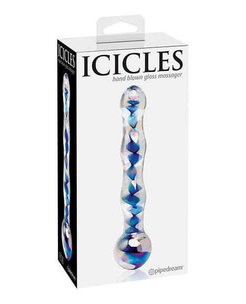 Pipedream Products 290800 Icicle Glass Massager, Clear, 7" L x 3" Girth