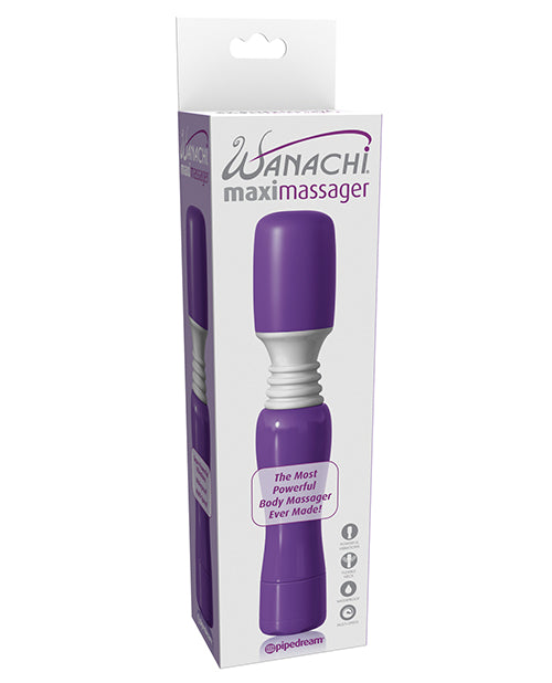 Pipedream Products Maxi Wanachi Waterproof Wand Massager, Purple