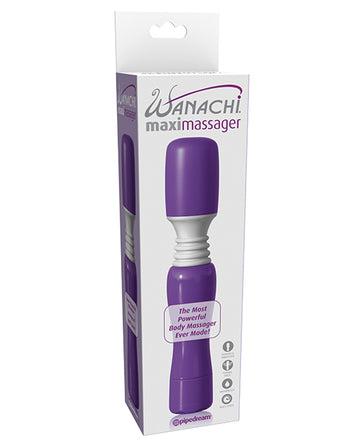 Pipedream Products Maxi Wanachi Waterproof Wand Massager, Purple