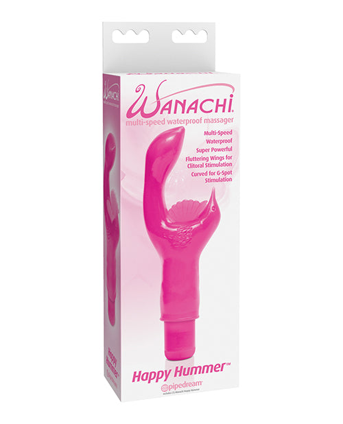 Pipedream Wanachi Happy Hummer G-Spot Vibrator, Pink – Multi-Speed, Waterproof