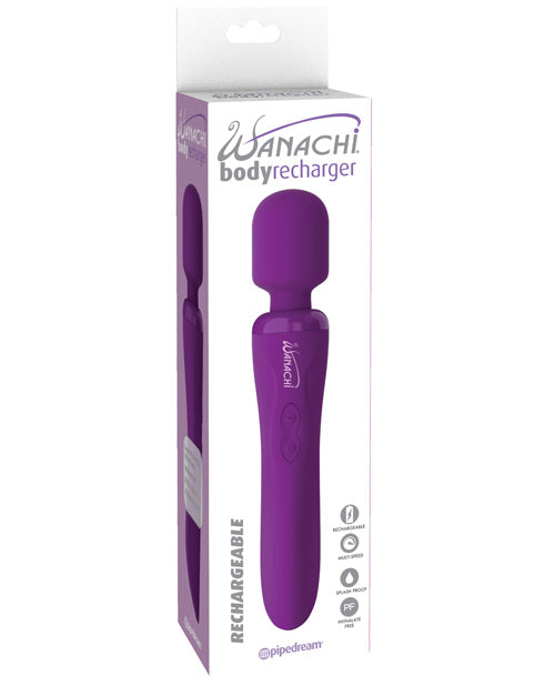 Pipedream Products 303912 Wanachi Body Recharger, Rechargeable, Purple