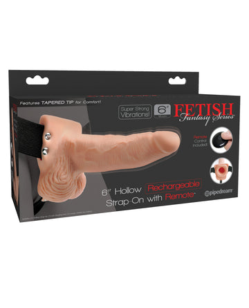 Pipedream Products 339521 Fetish Fantasy Strap-On, 7" Dildo, Rechargeable